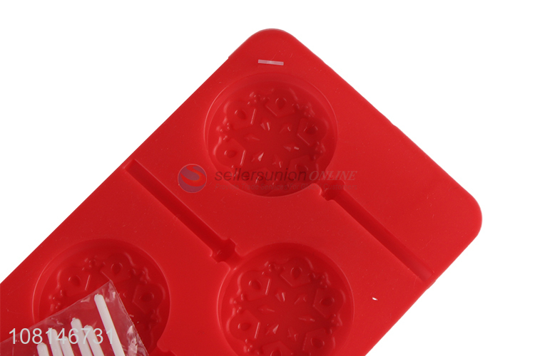 High Quality Silicone Candy Mold Custom Lollipop Mold Set