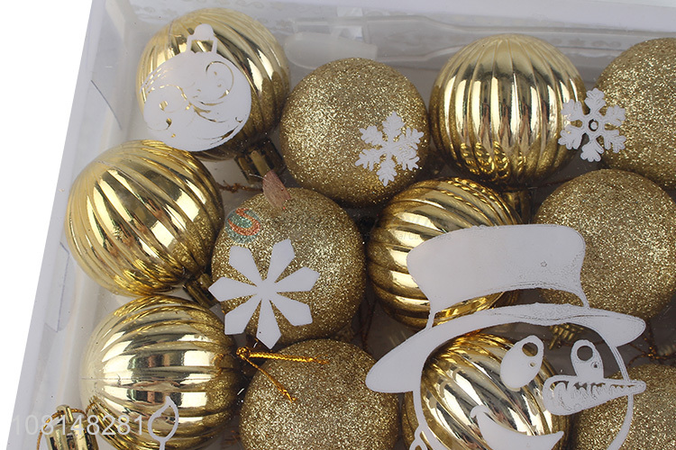 Top Quality Gold Christmas Balls For Christmas Tree Decoration