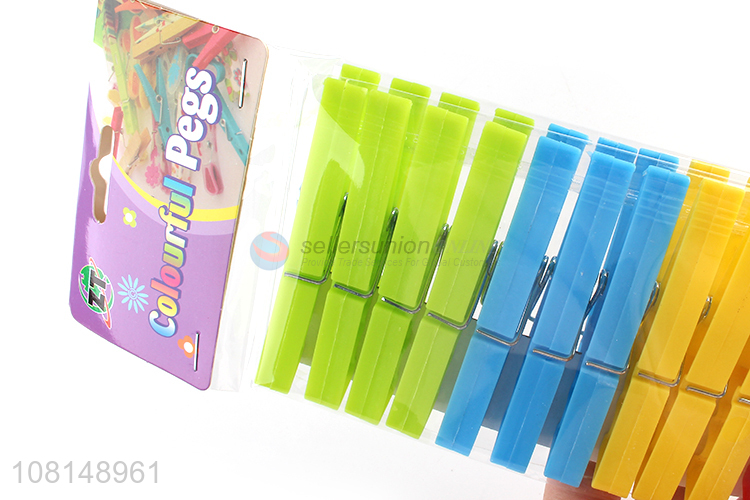 Good quality colourful plastic durable clothes pegs