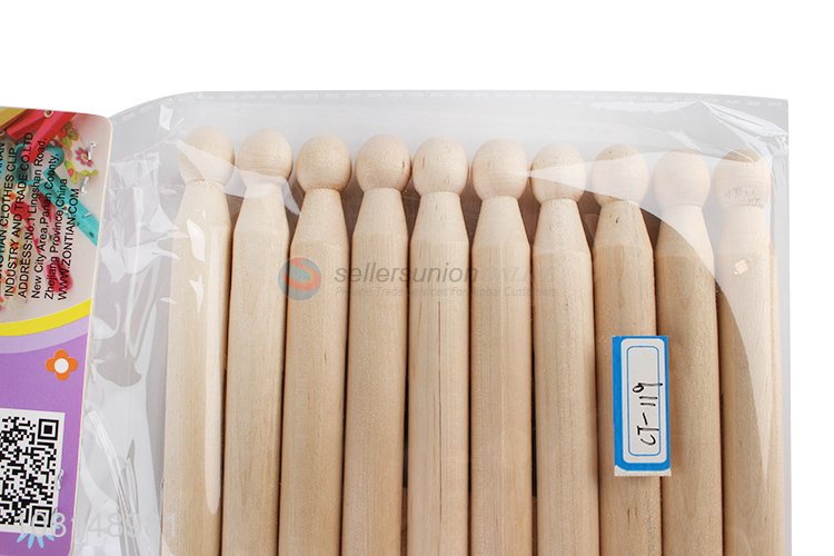 Top selling wooden clothes pegs household clothes clips