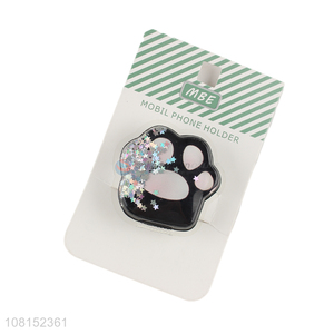 Online wholesale creative cat paw stickable iphone holder