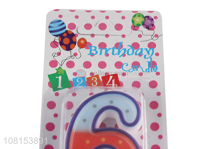 New arrival 0-9 birthday party candles numeral cake candles