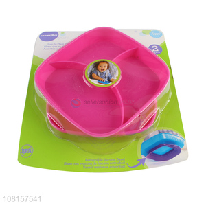 Hot products safety non-toxic baby bowl plates for dinner