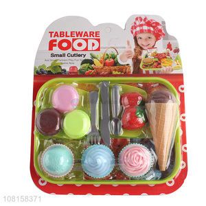 High quality pretend play plastic fake food toys