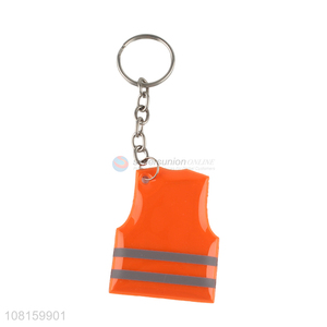 Best Selling Vest Shape Safety Reflective Keychain