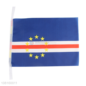 Factory price polyester mini country flags mini hand flags