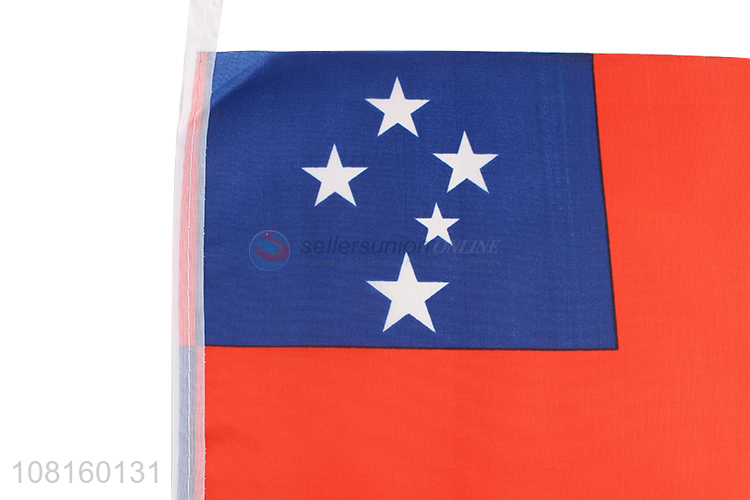 Best selling polyester mini hand held national flags wholesale