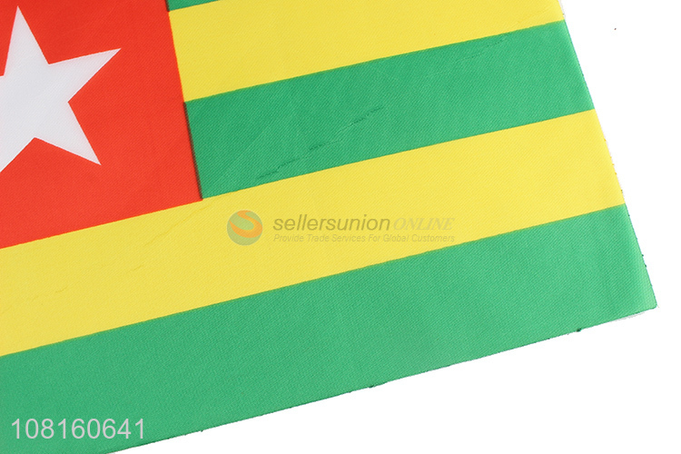 Low price polyester mini national hand shaking flags