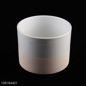 High Quality Cylinder Ceramic Flower Pots Popular Planter