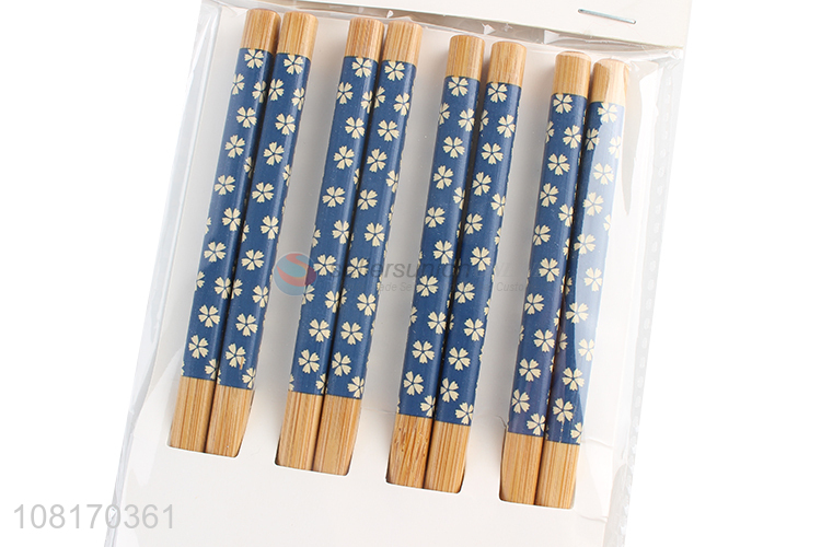 Good wholesale price household printed bamboo chopsticks