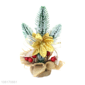 Promotional Christmas decorations tabletop mini Christmas tree