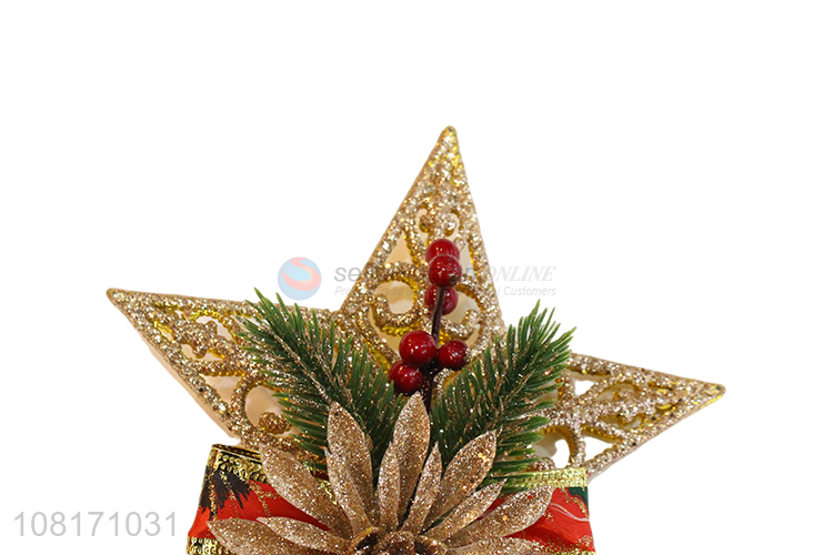 Hot sale Christmas tree ornaments Christmas tree topper star