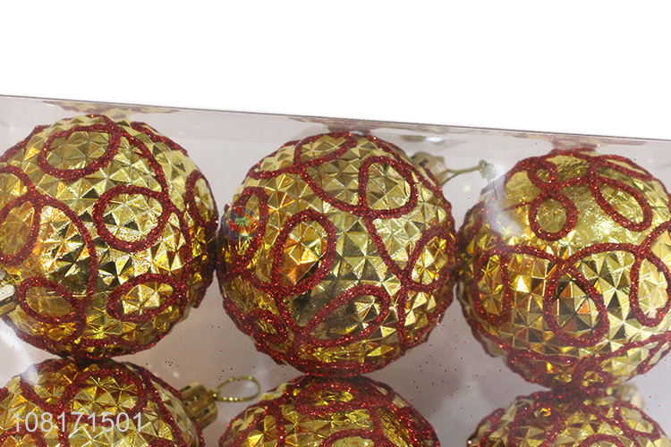 Good quality decorative Christmas tree balls plastic Xmas baubles