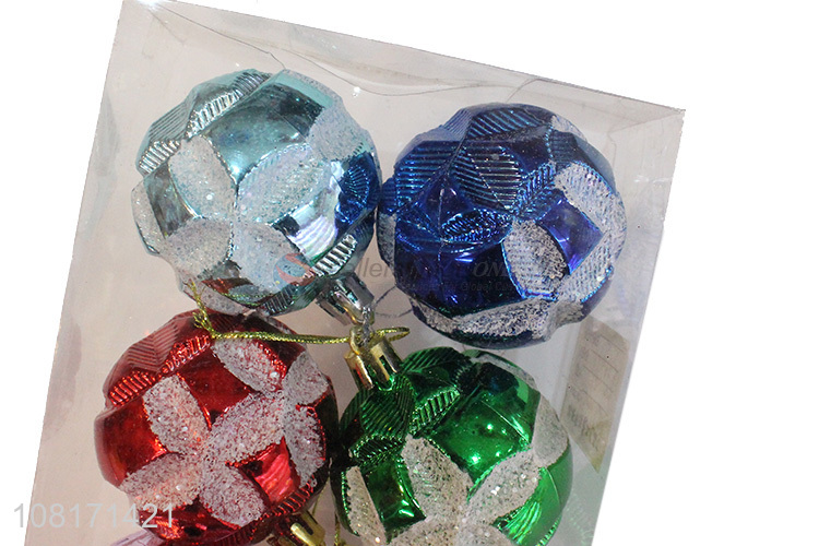 High quality shatterproof plastic Christmas balls Xmas baubles