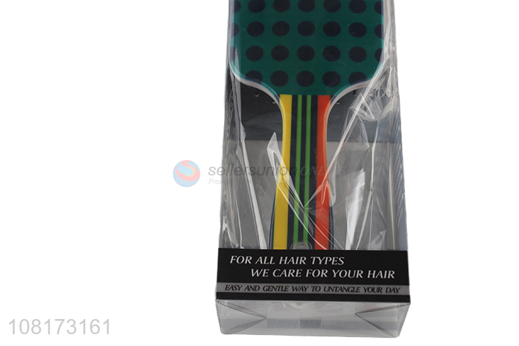 Best Price Colorful Hair Comb Fashion Paddle Brush Hair Brush