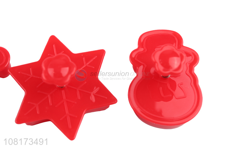 New Arrival 4 Pieces Christmas Cookies Mould Set