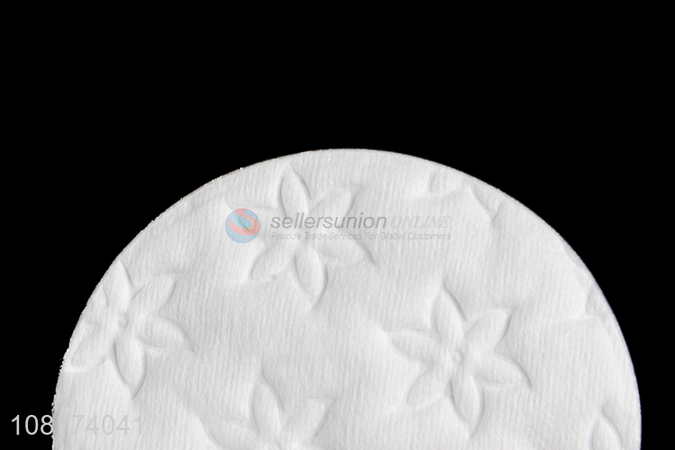 Good quality white cotton pads portable makeup remover