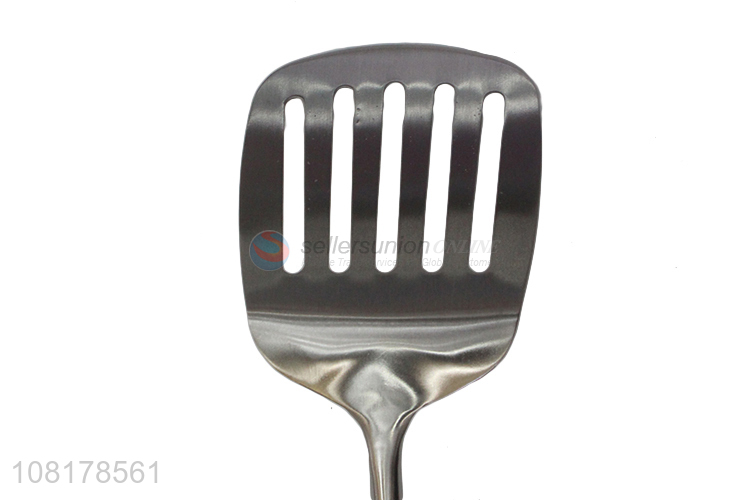 Good quality stainless steel slotted spatula for sale