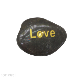 New arrival decorative faith stone engraved inspirational stones