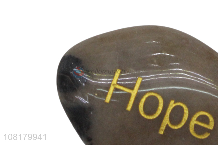 Wholesale novelty stone gifts engraved inspirational stones