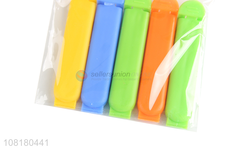 Hot selling plastic sealing clips for food snacks bread cookies bag