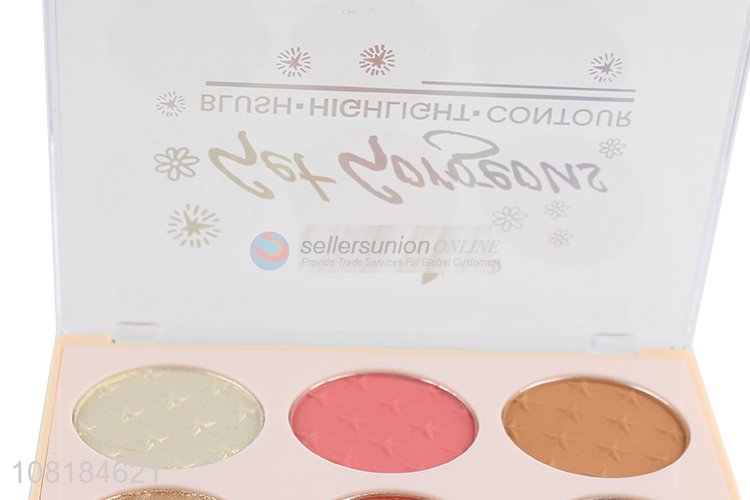 Best Quality Makeup Highlight + Blusher + Contour Palette