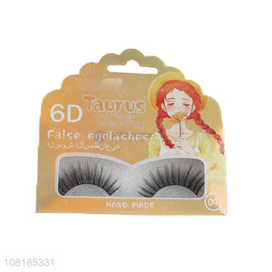 Best Selling Black False Eyelashes Handmade 6D Eyelash