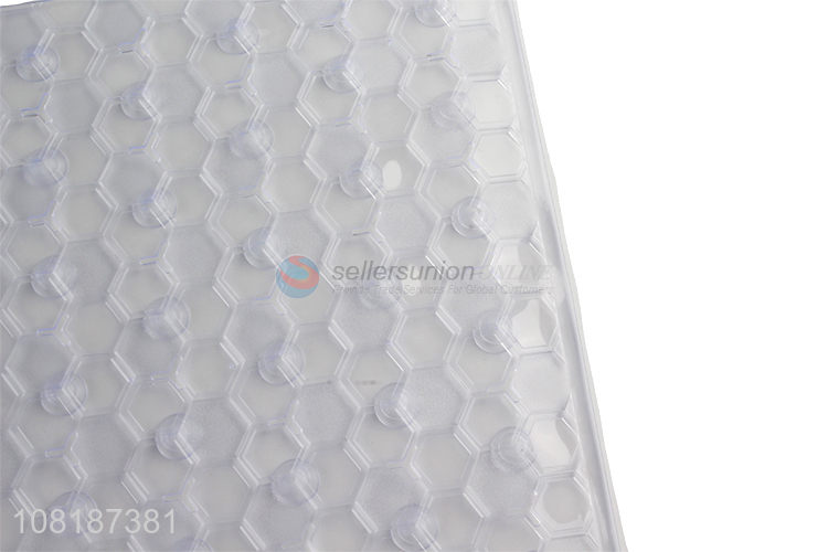 Best Selling Pvc Bath Mat Transparent Non-Slip Mat For Bathroom