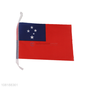 Factory supply festival celebrations handheld flag Samoa country flag