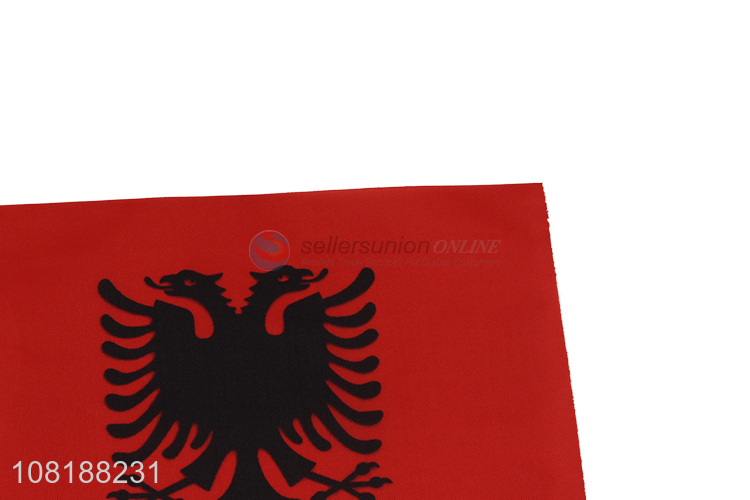 Wholesale festival celebrations handheld flag Albania country flag