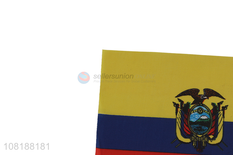 Factory supply 100 countries mini flag Ecuador hand-held national flags