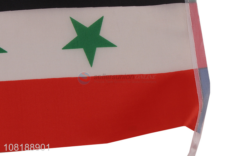 Factory supply small handheld Syrian Arab stick flags for world cup