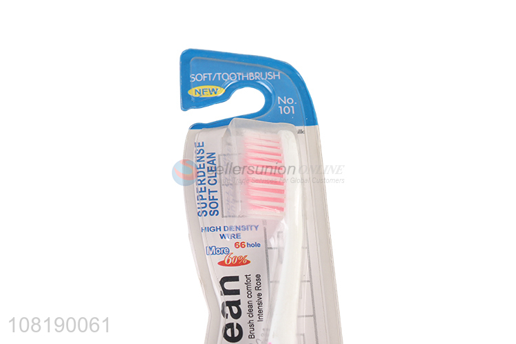 New Style Soft Nylon Toothbrush With Plastic Handle