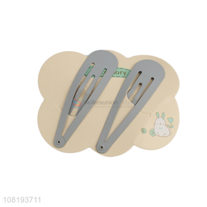 Yiwu market gray simple girls temperament hairpins