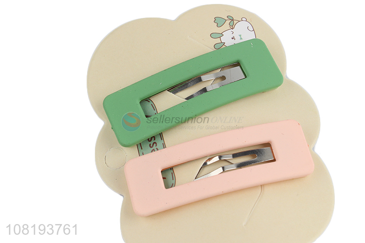 Good quality simple BB clips girls fashion hairpins