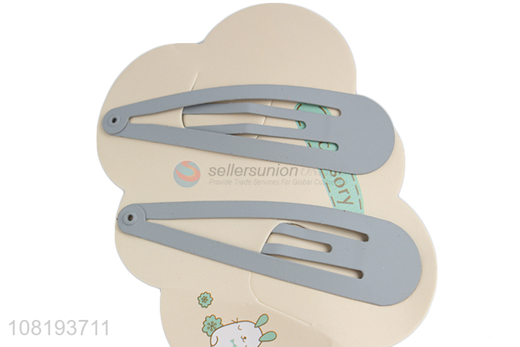 Yiwu market gray simple girls temperament hairpins