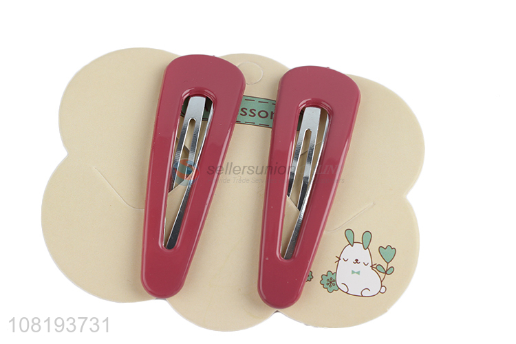 Hot sale plastic hairpins girls children hair clips