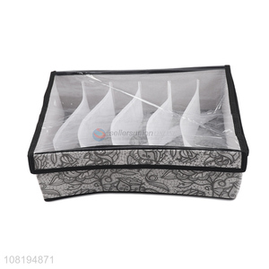 Factory direct sale bedroom non-woven storage box for underwear