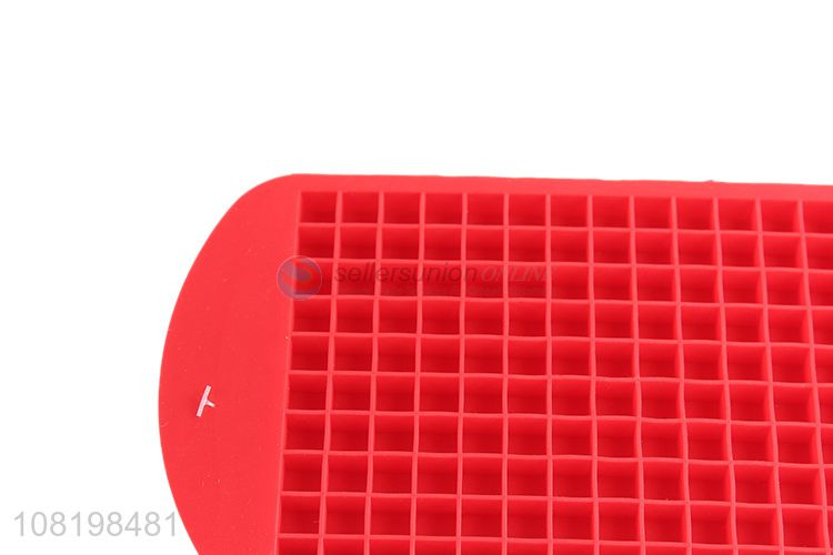 Hot selling red silicone ice cube mould for household