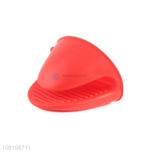 Top products red non-slip baking silicone oven mitts