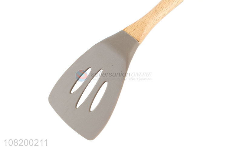 New products silicone slotted spatula kitchen tools