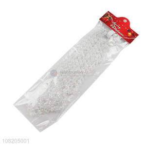 High quality clear plastic bead chain for Christmas tree decoration