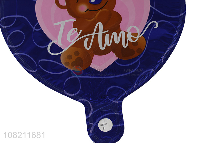 Cartoon Bear Pattern Decorative Balloon Cheap Foil Balloon