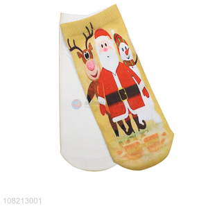 New style christmas style cartoon women casual socks for sale