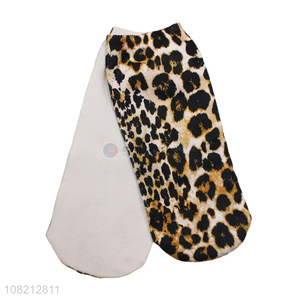 China products leopard print spring summer casual socks