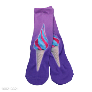 Factory supply fashionable women casual socks with top quality