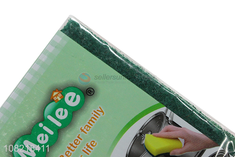 Hot selling tough scrub cleaning sponge for kitchen