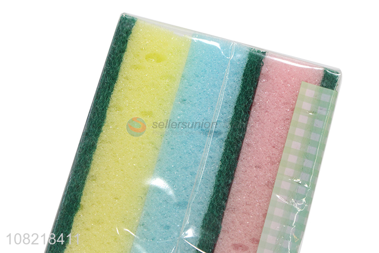 Hot selling tough scrub cleaning sponge for kitchen