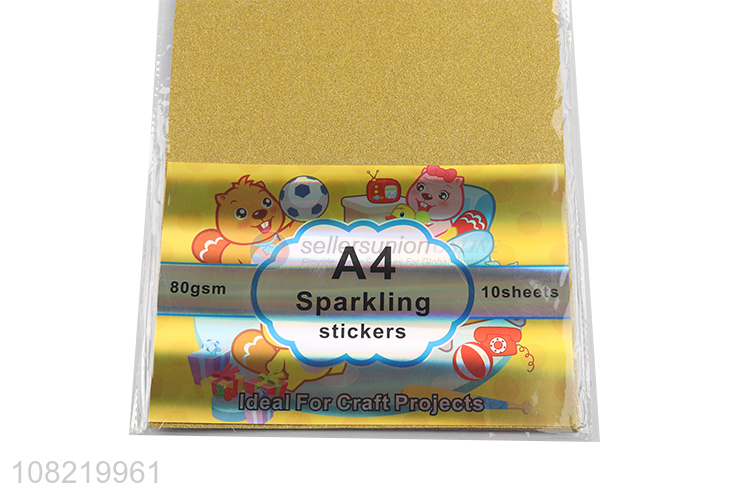 Latest design golden creative waterproof packaging paper