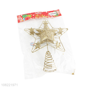 Popular Christmas Decoration Star Christmas Tree Top Star